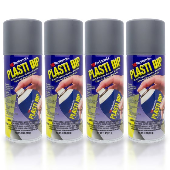 4x Plasti Dip Spray 325 ml Eisengrau / Felgenfolie Set