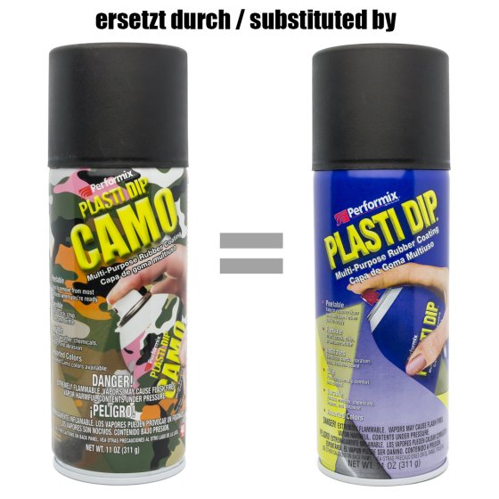 Plasti Dip Spray 325 ml Camo Schwarz / Aerosol 11 oz Camo Black